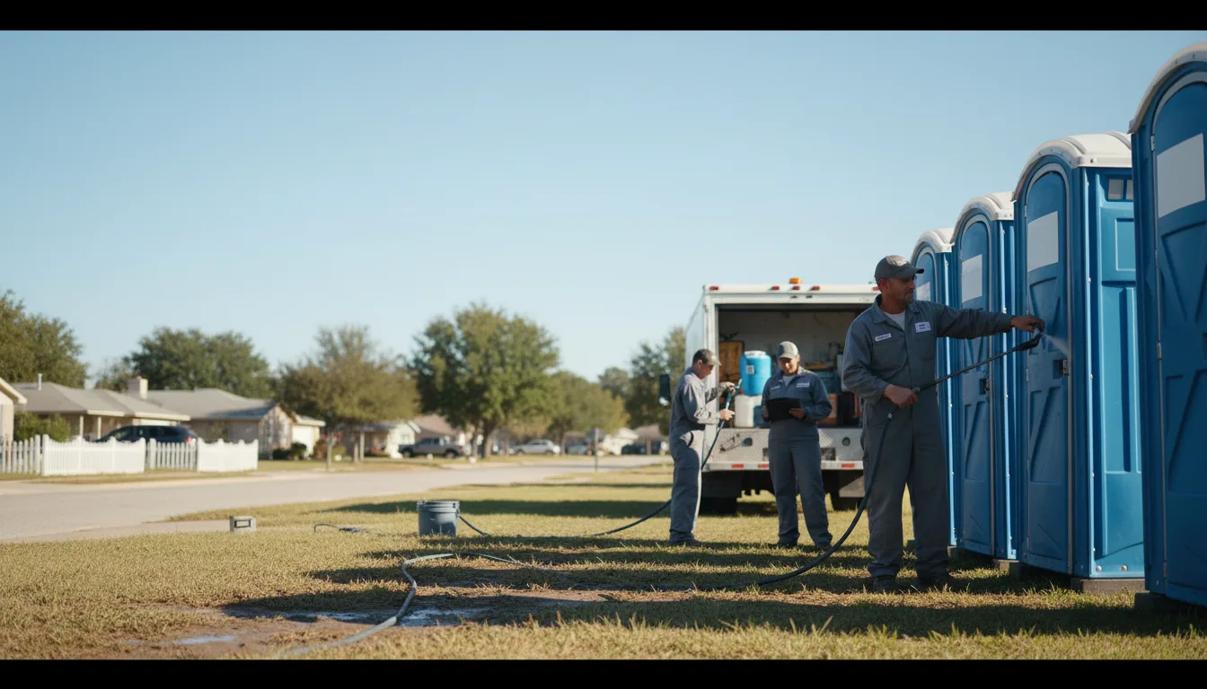Long-Term Portable Toilet Rental in Temple, OK near me